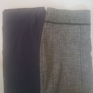 Two pencil skirts